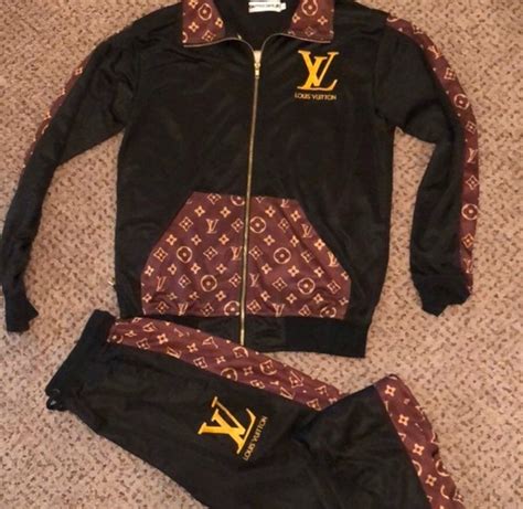 lv outfit mens|louis vuitton women tracksuit.